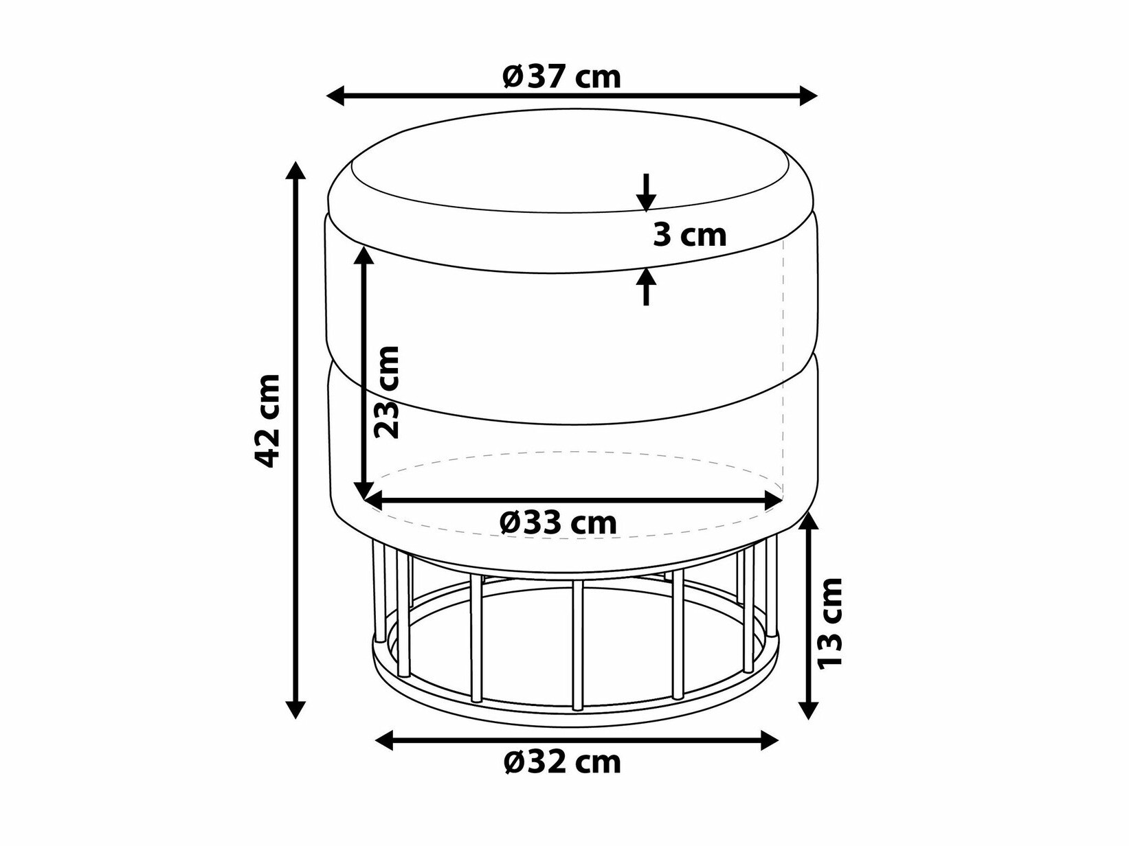 Табуретка Berwyn 1576 (Зелен)