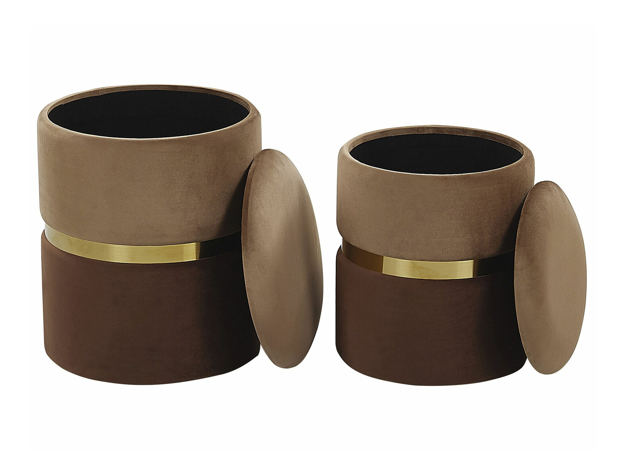 Комплект табуретки Berwyn 1581 (Кафяв)