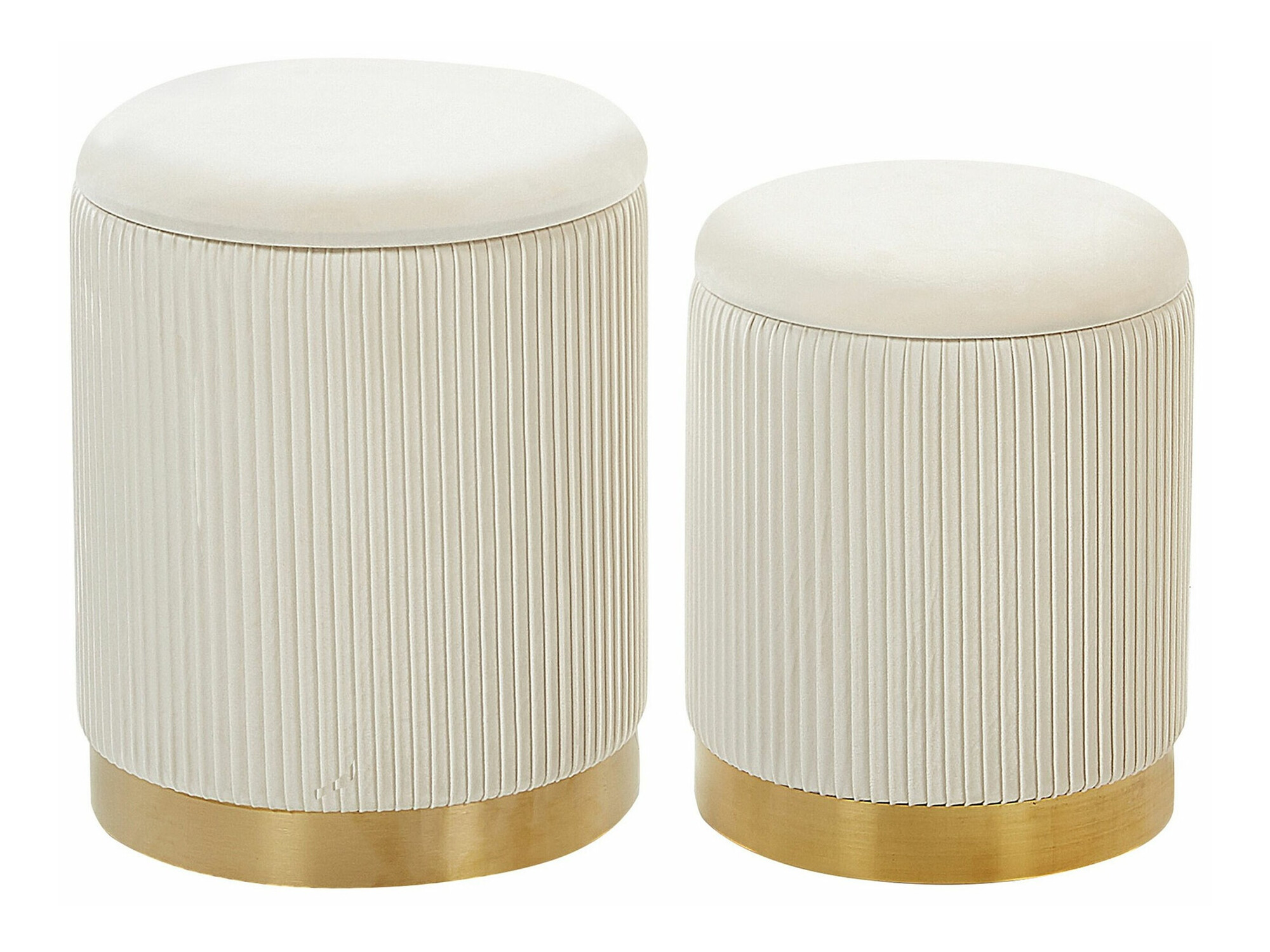 Комплект табуретки Berwyn 1583 (Бял)