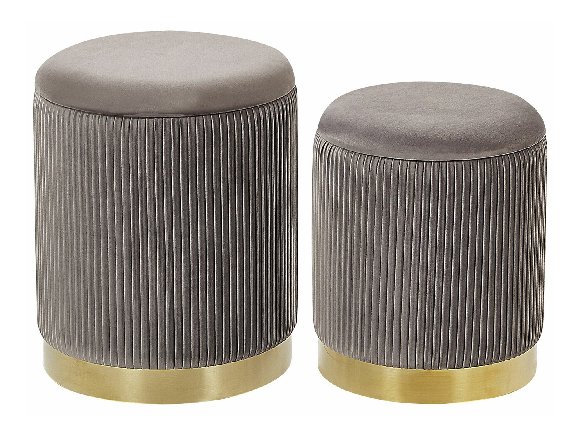 Комплект табуретки Berwyn 1583 (Сив)