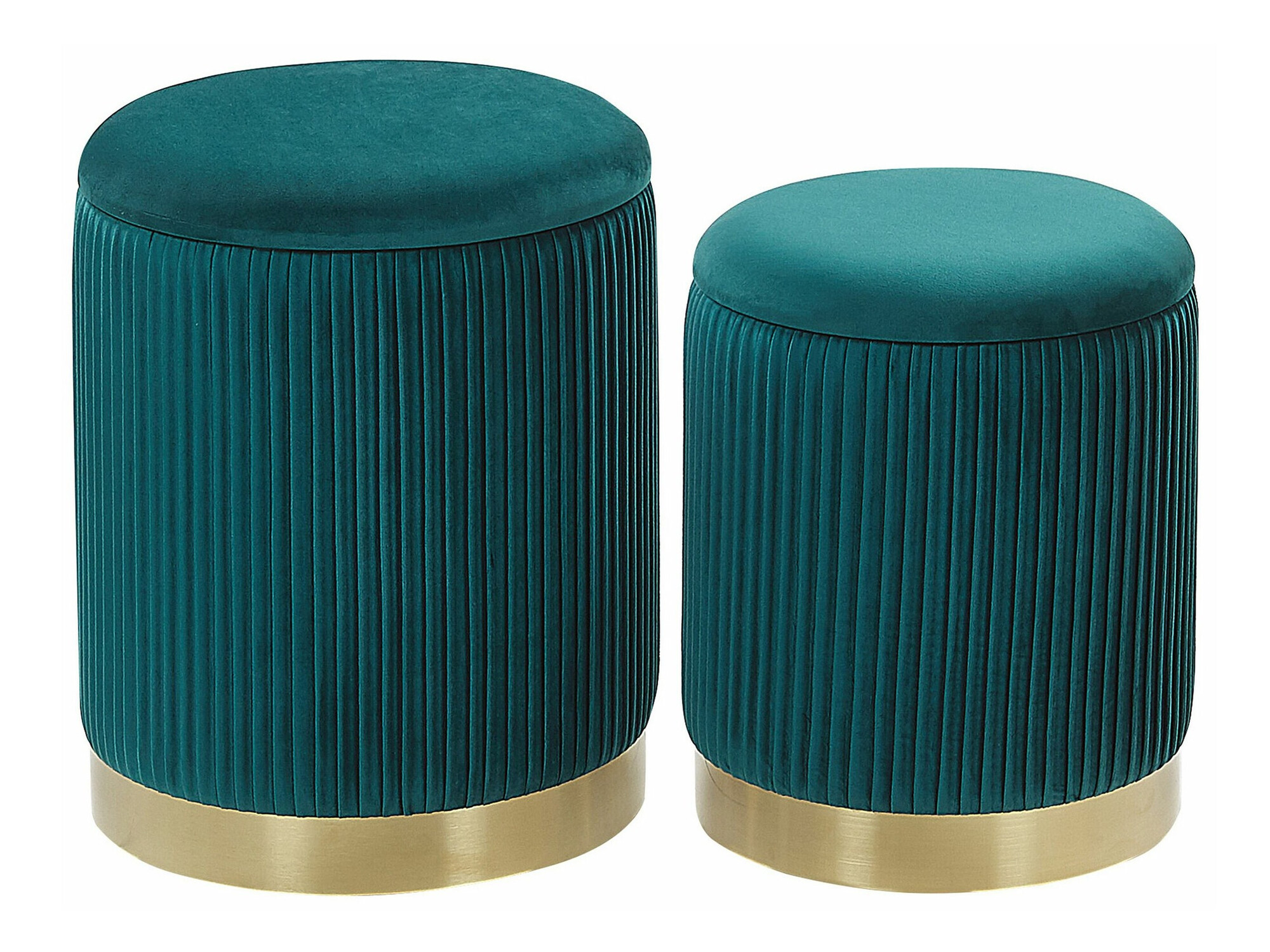 Комплект табуретки Berwyn 1583 (Тъмно тюркоазено)