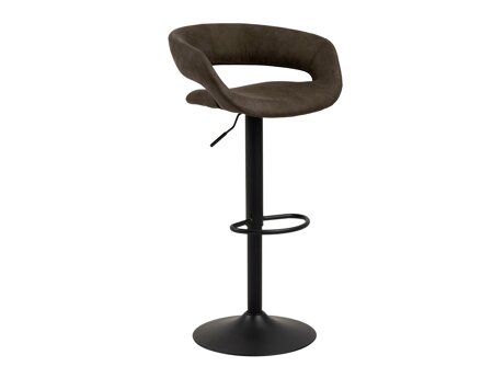 Нисък бар стол Norsica 280 (Антрацит + Черен)