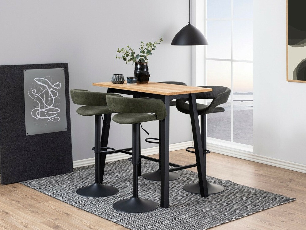 Нисък бар стол Norsica 280 (Chaki + Черен)