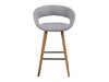 Нисък бар стол Norsica 139 (Светло сив)