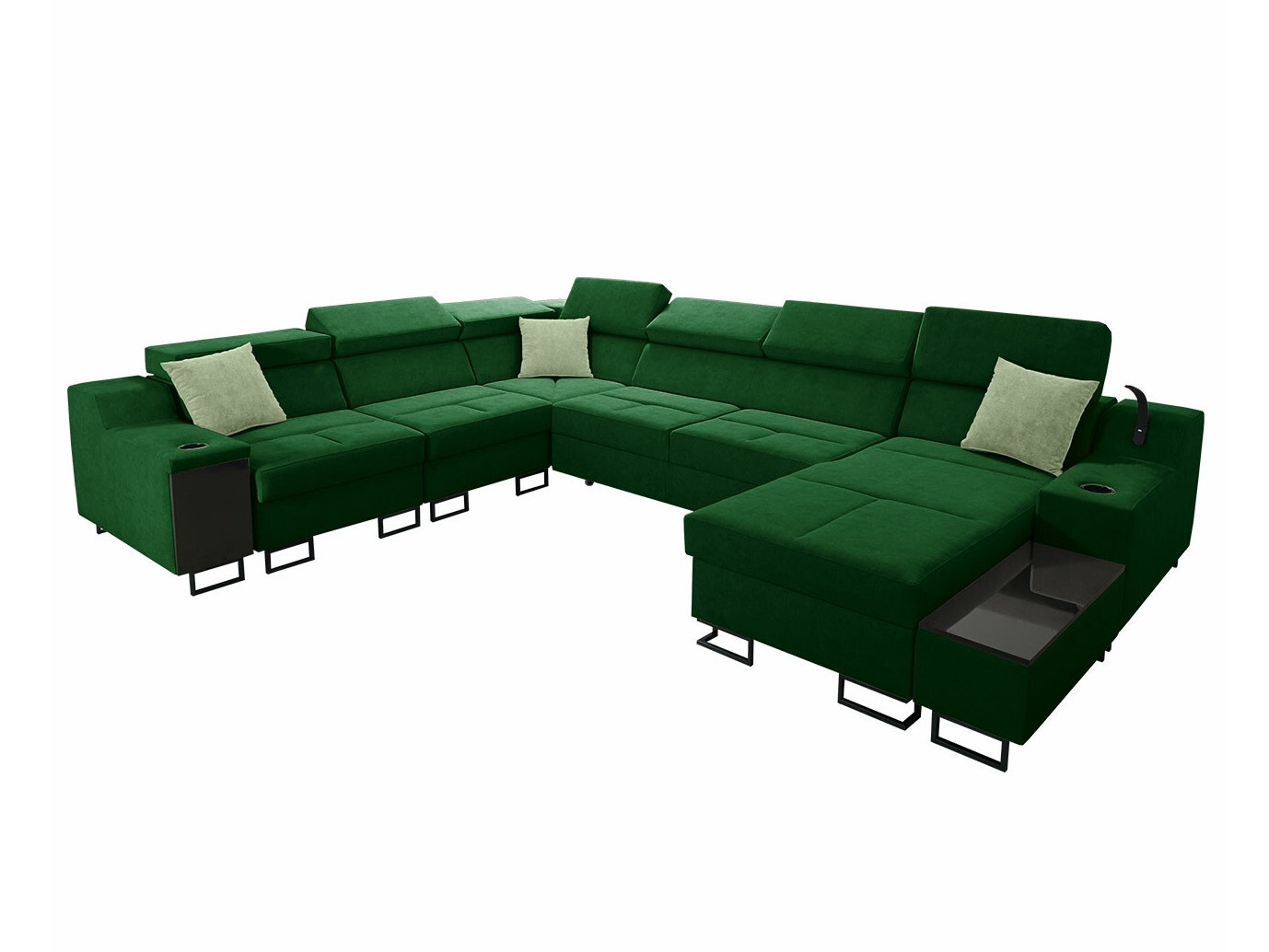 Ъглов диван Sarasota 160 (Uttario Velvet 2951 + Uttario Velvet 2954)