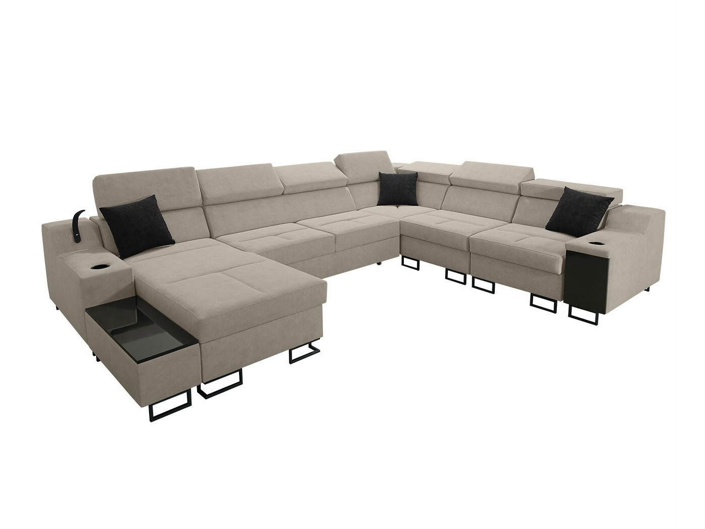 Ъглов диван Sarasota 160 (Uttario Velvet 2979 + Uttario Velvet 2980)