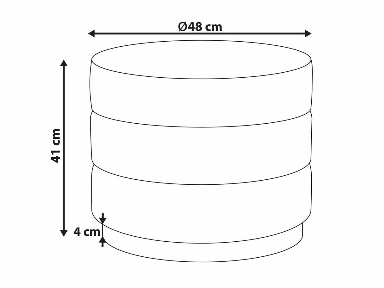 Табуретка Berwyn 1599 (Роза)