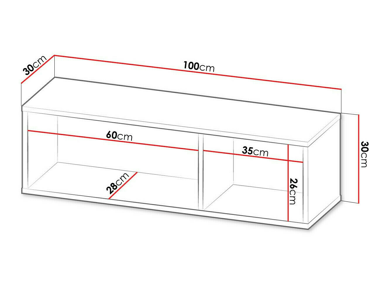 Стенна етажерка Romcama 103