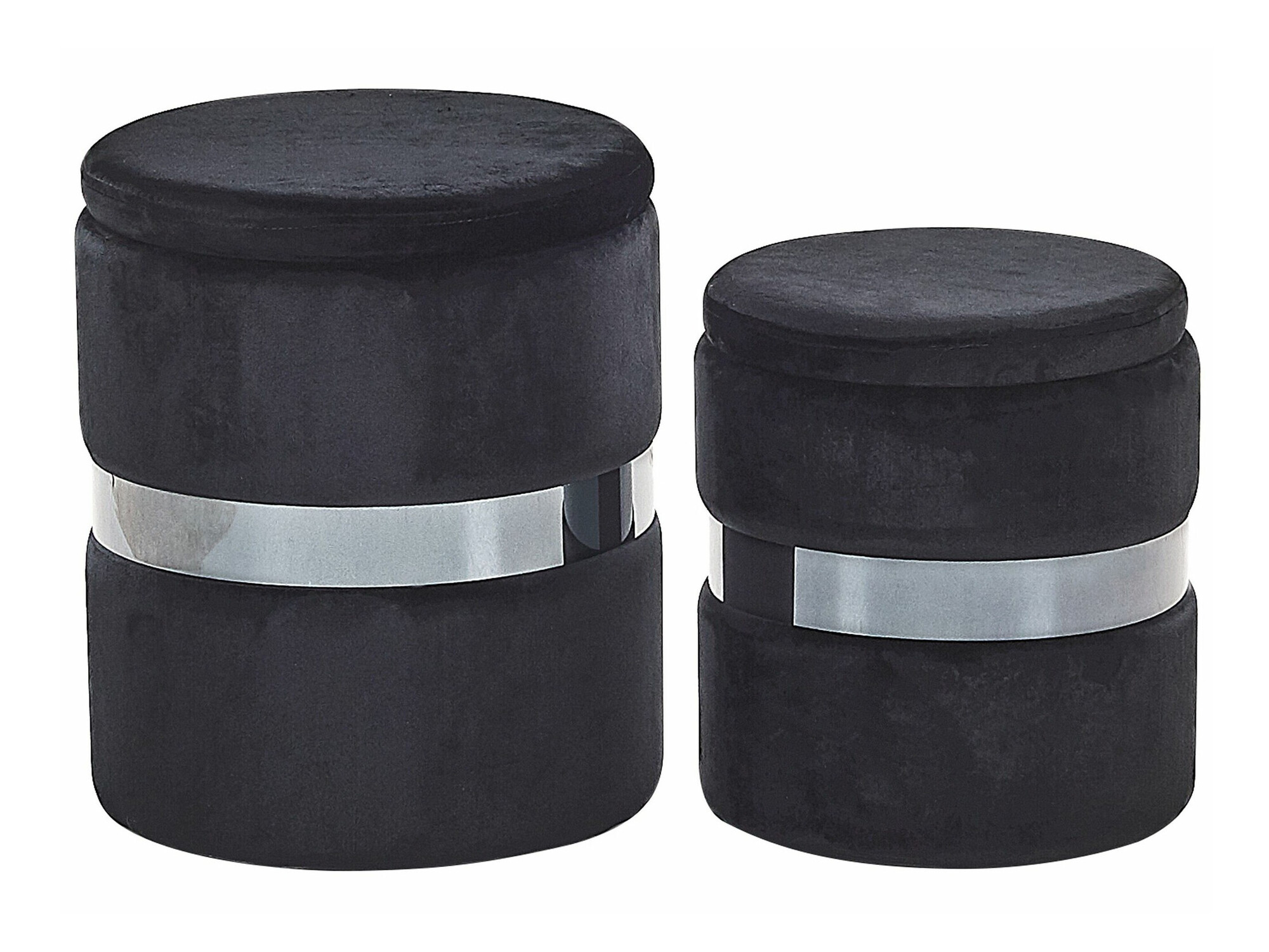 Комплект табуретки Berwyn 1629 (Черен)