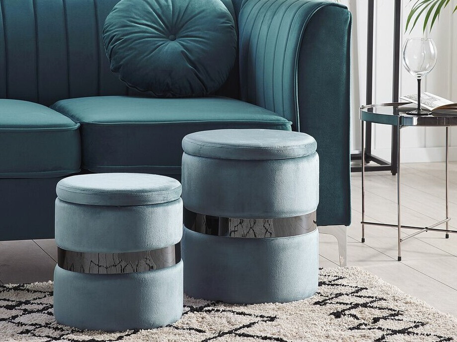 Комплект табуретки Berwyn 1629 (Син)