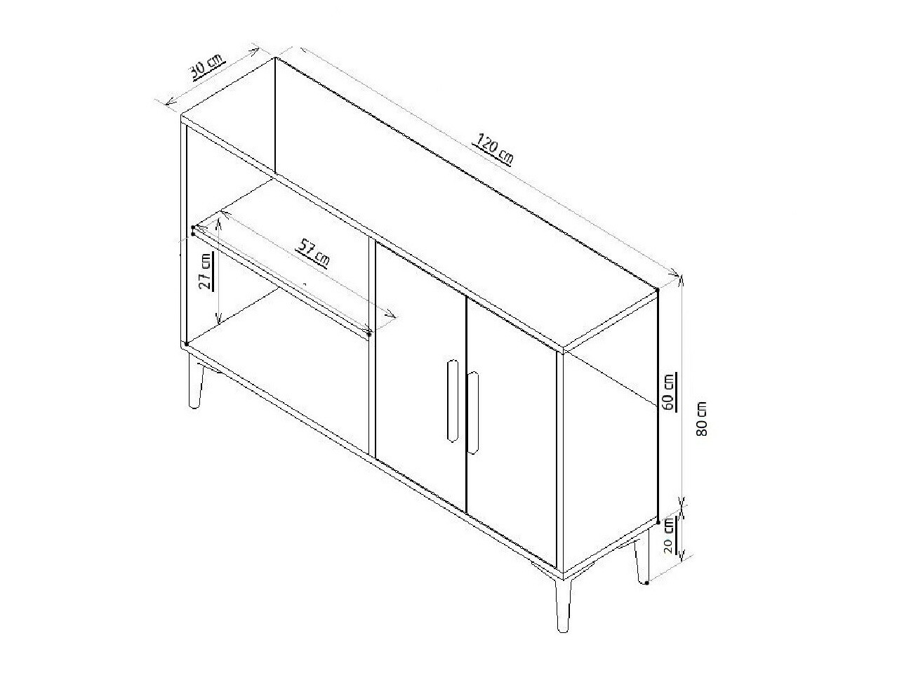 Шкаф Dunliru 100 (Дъб + Златно)
