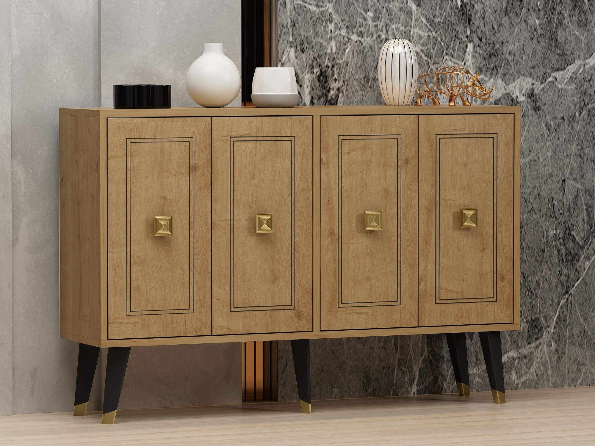 Шкаф Dunliru 104 (Дъб)