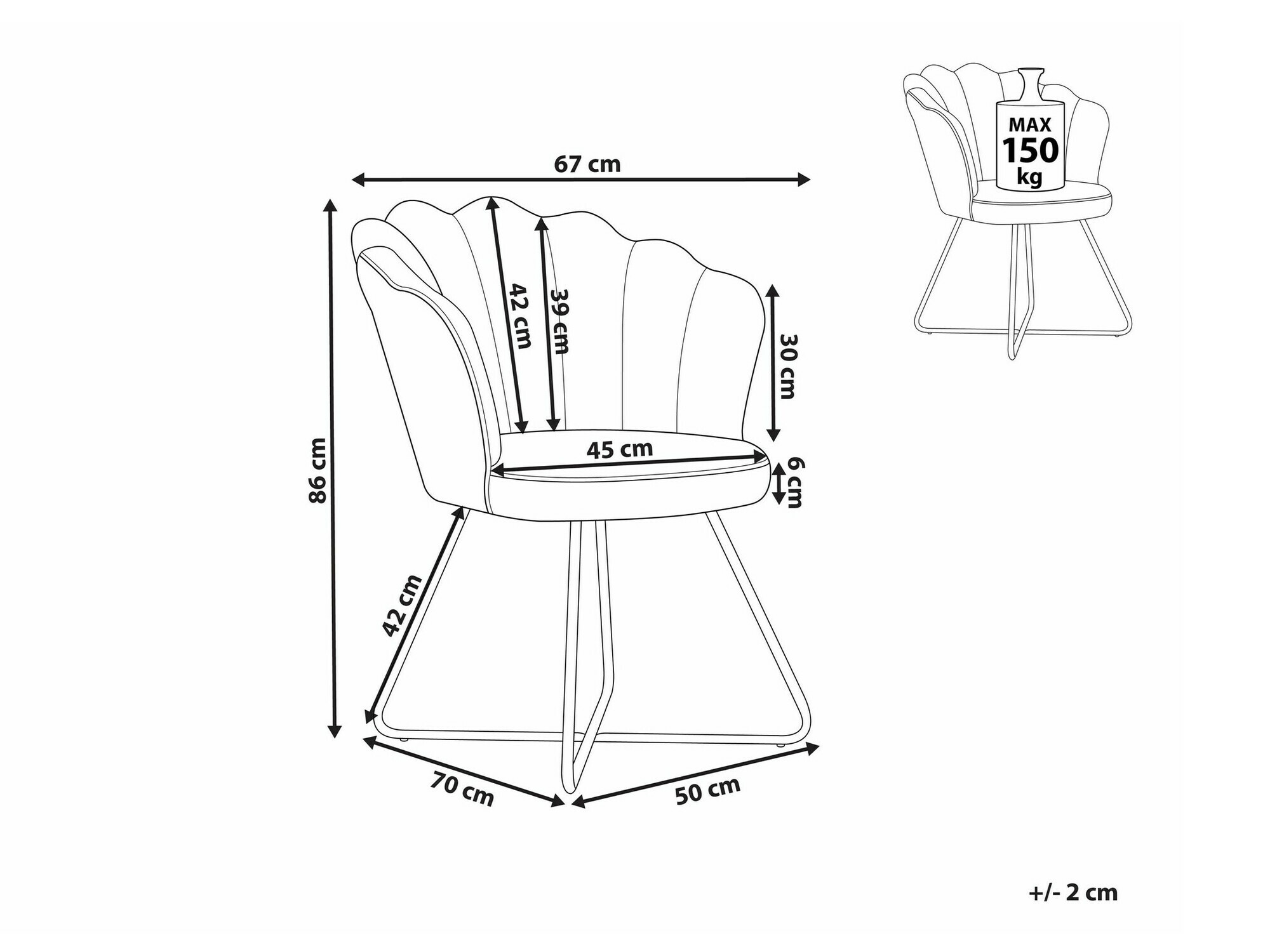 Стол Berwyn 1369 (Зелен)
