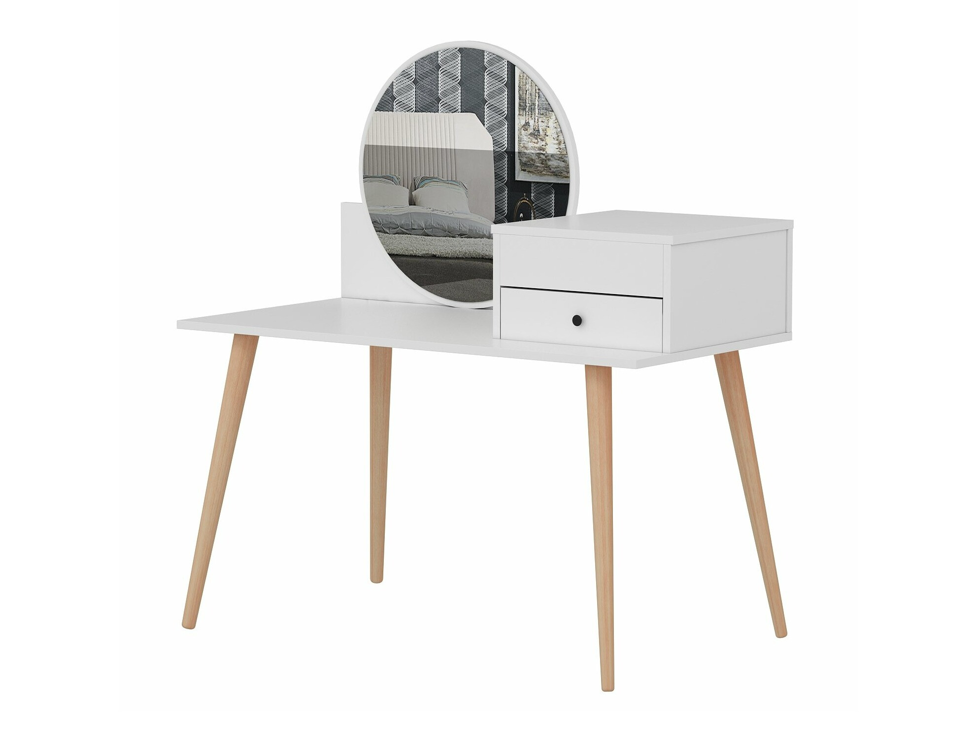 Тоалетка Kailua 215 (Бял)