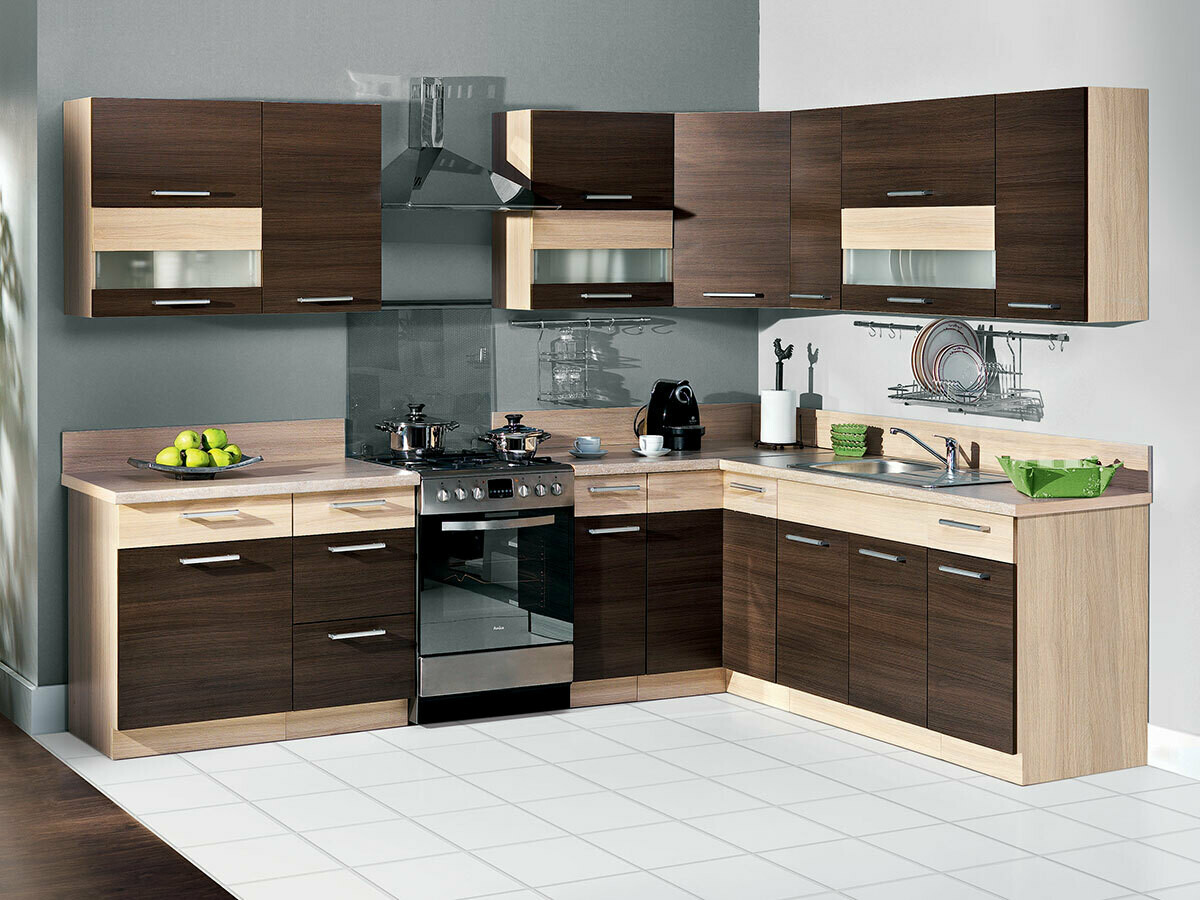 Модулен окачен шкаф Mode Dark 105