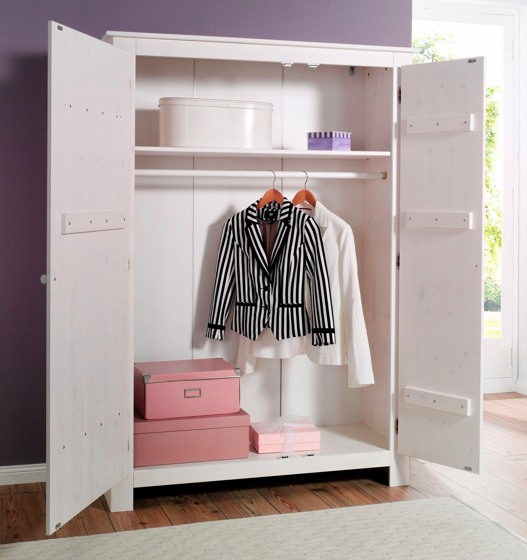 Гардероб Denton 1276 (Бял)