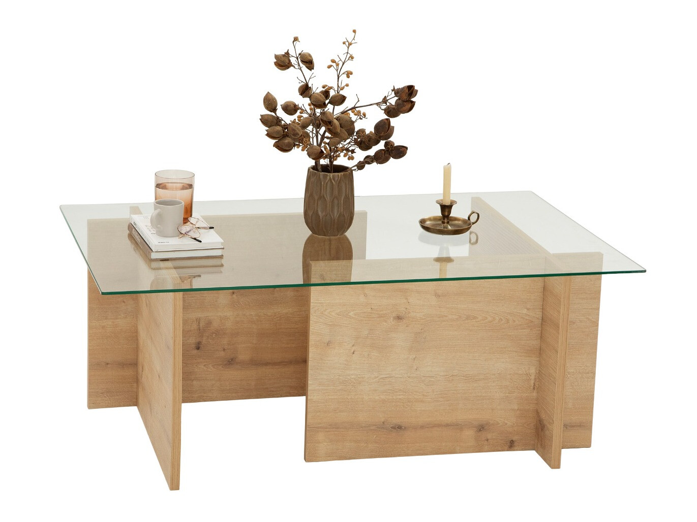 Масичка за кафе Asheboro 176 (Дъб)