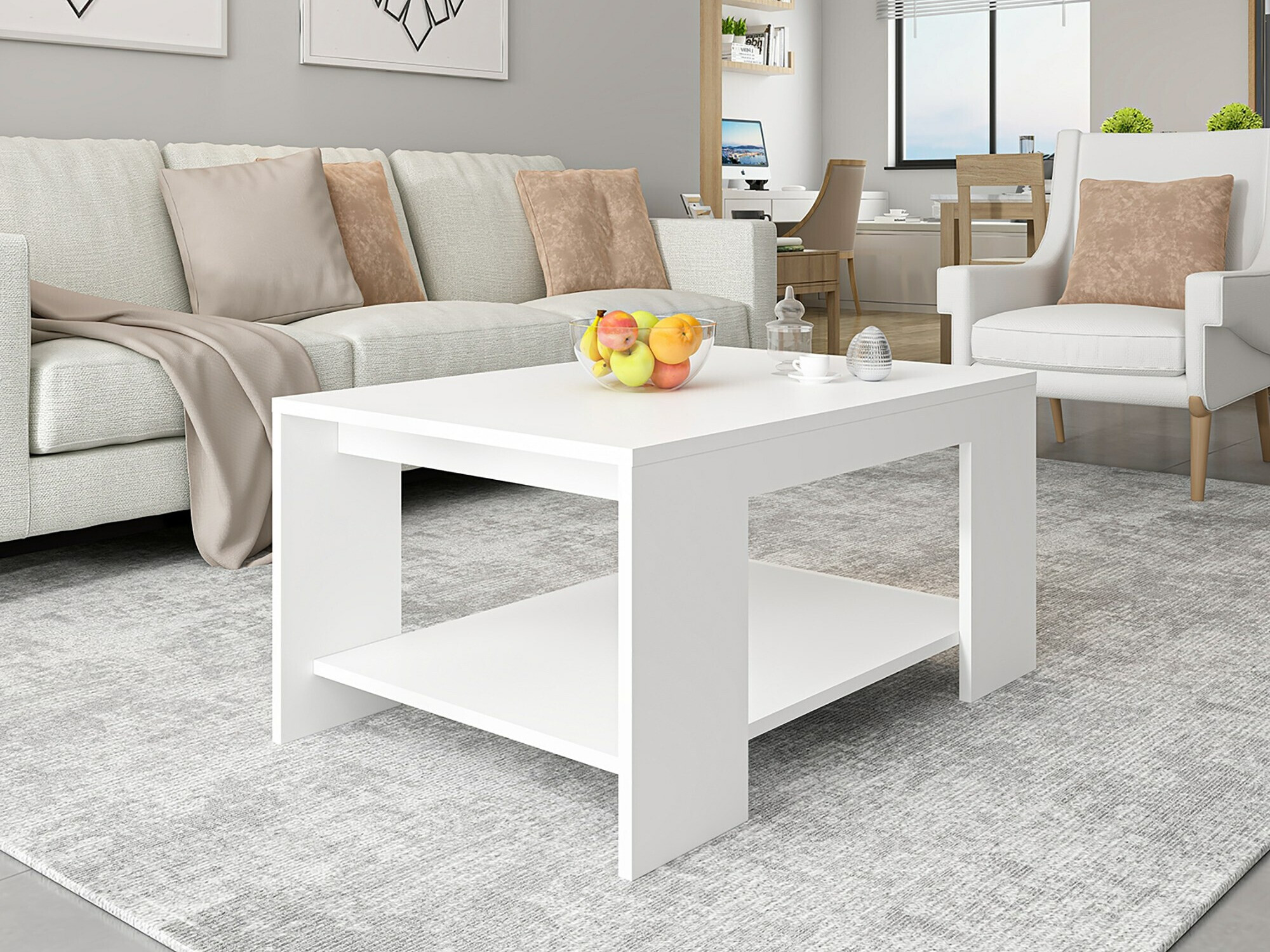 Масичка за кафе Kailua 1815 (Бял)