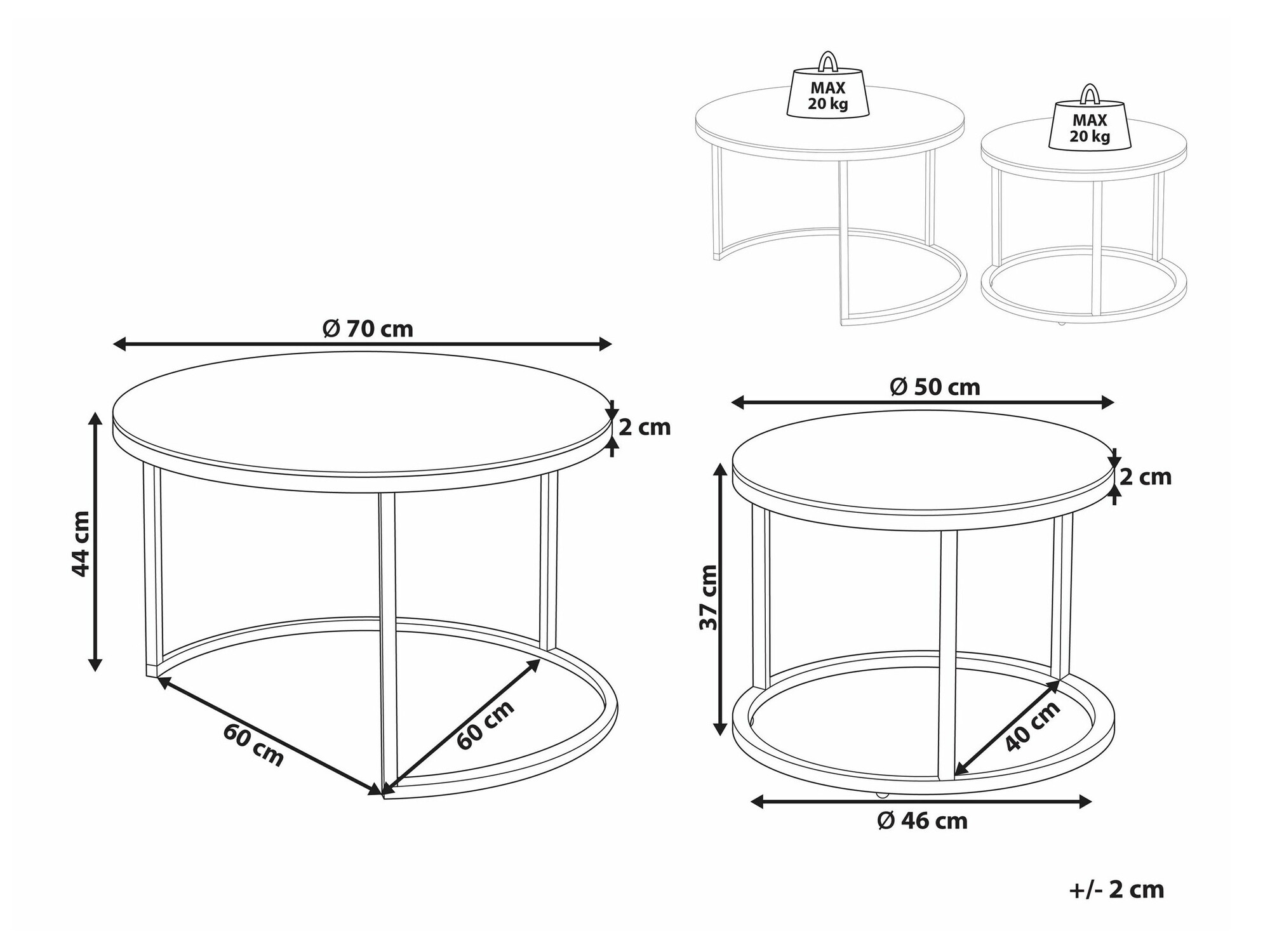 Комплект масички за кафе Berwyn 1717