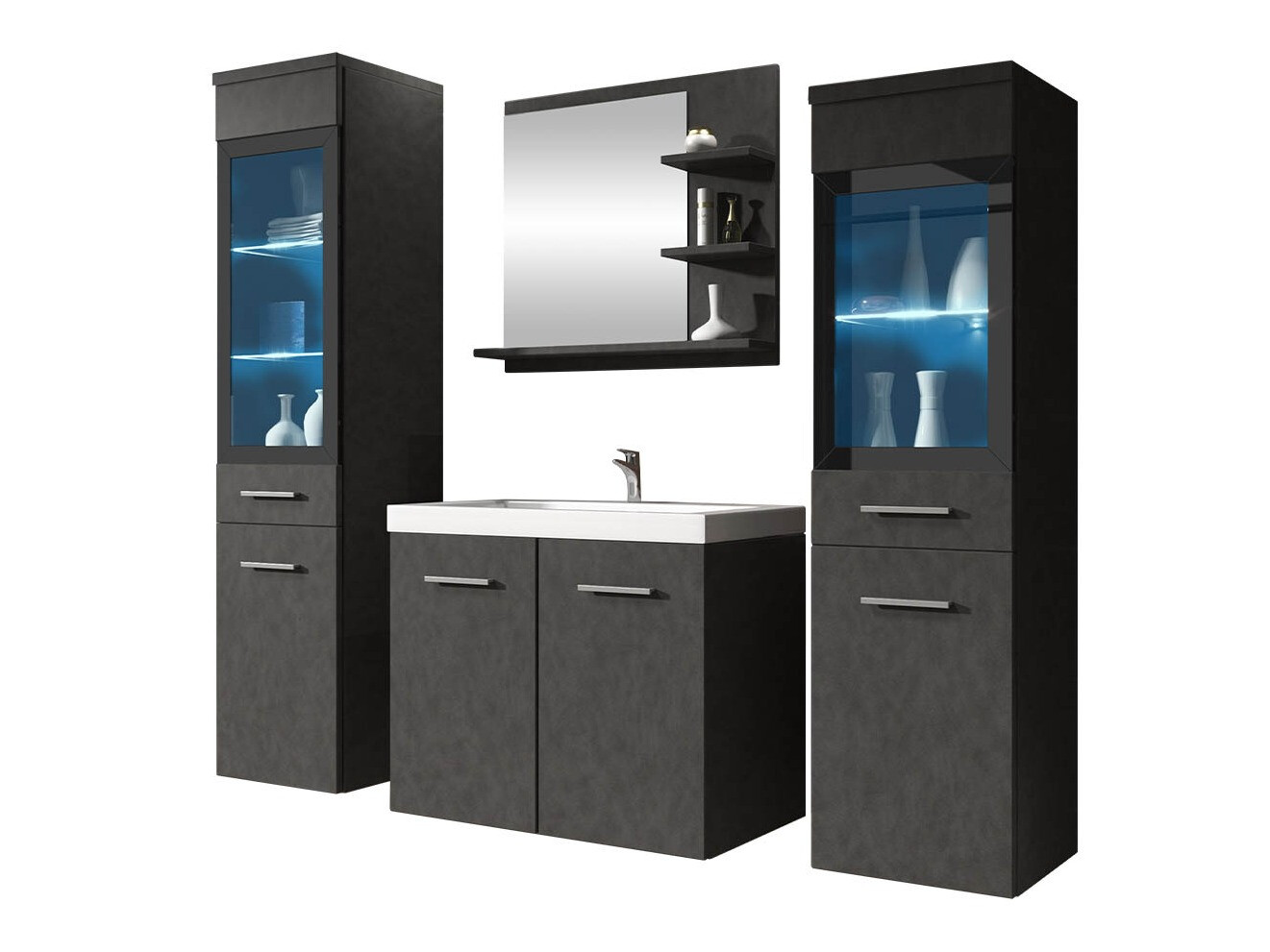 Комплект за баня Scientia IV (Matera сив)