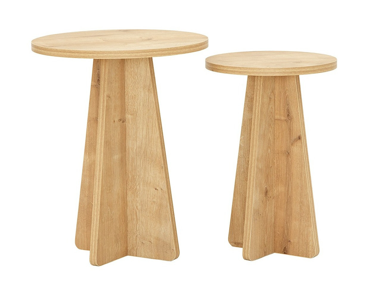 Комплект помощни маси Kailua 1858 (Дъб)