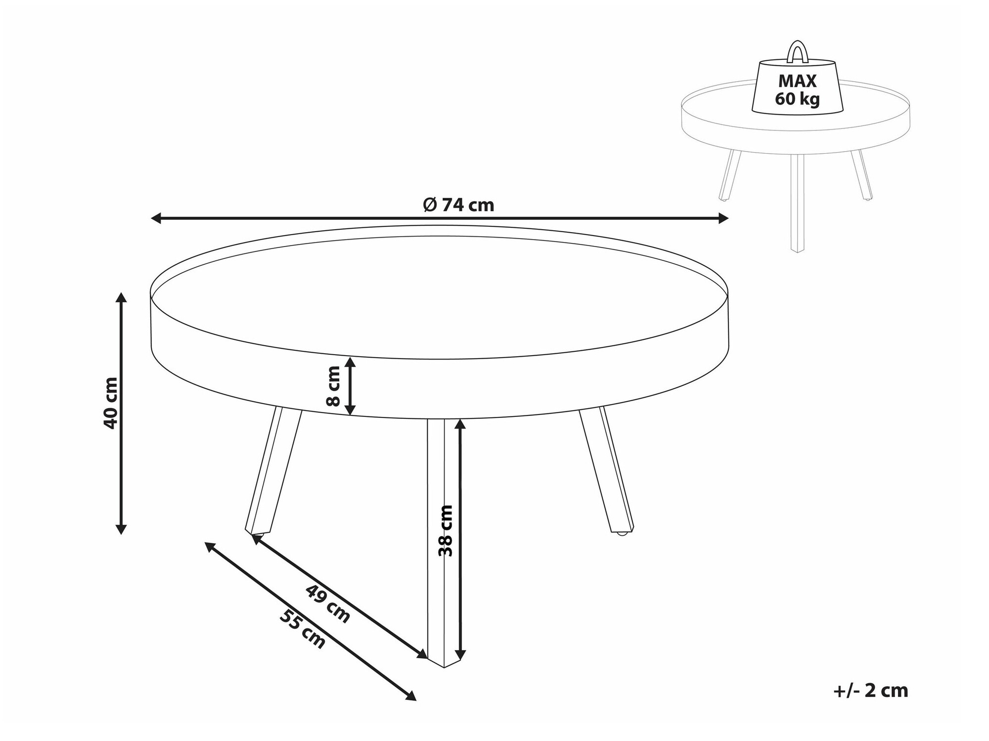 Масичка за кафе Berwyn 1719