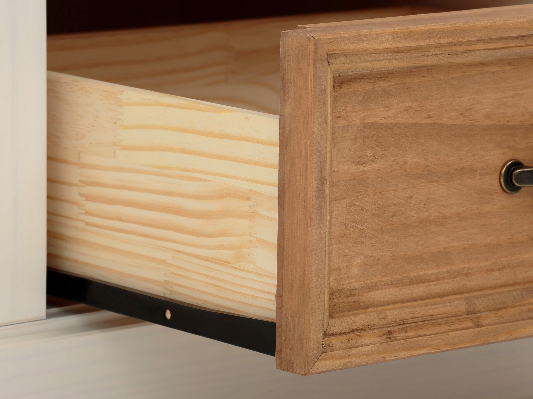 ТВ шкаф Tolelio 122 (Бял + Бор)