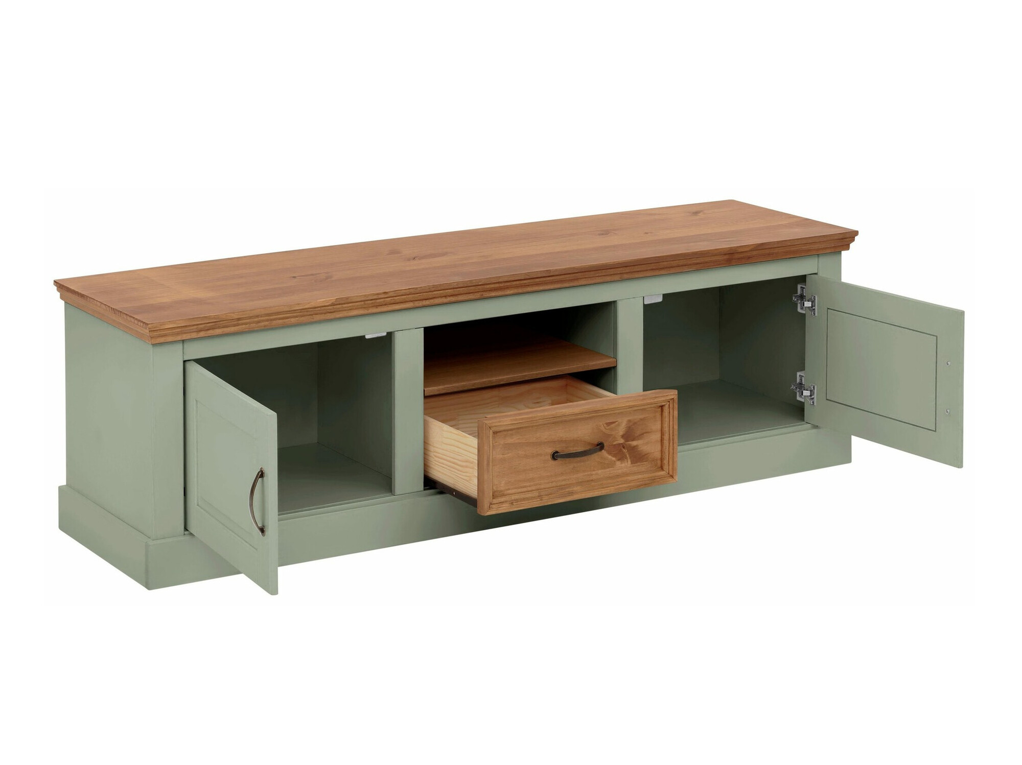 ТВ шкаф Tolelio 122 (Зелен + Бор)
