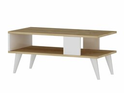 Масичка за кафе и списания Kailua 1866 (Бял + Дъб)