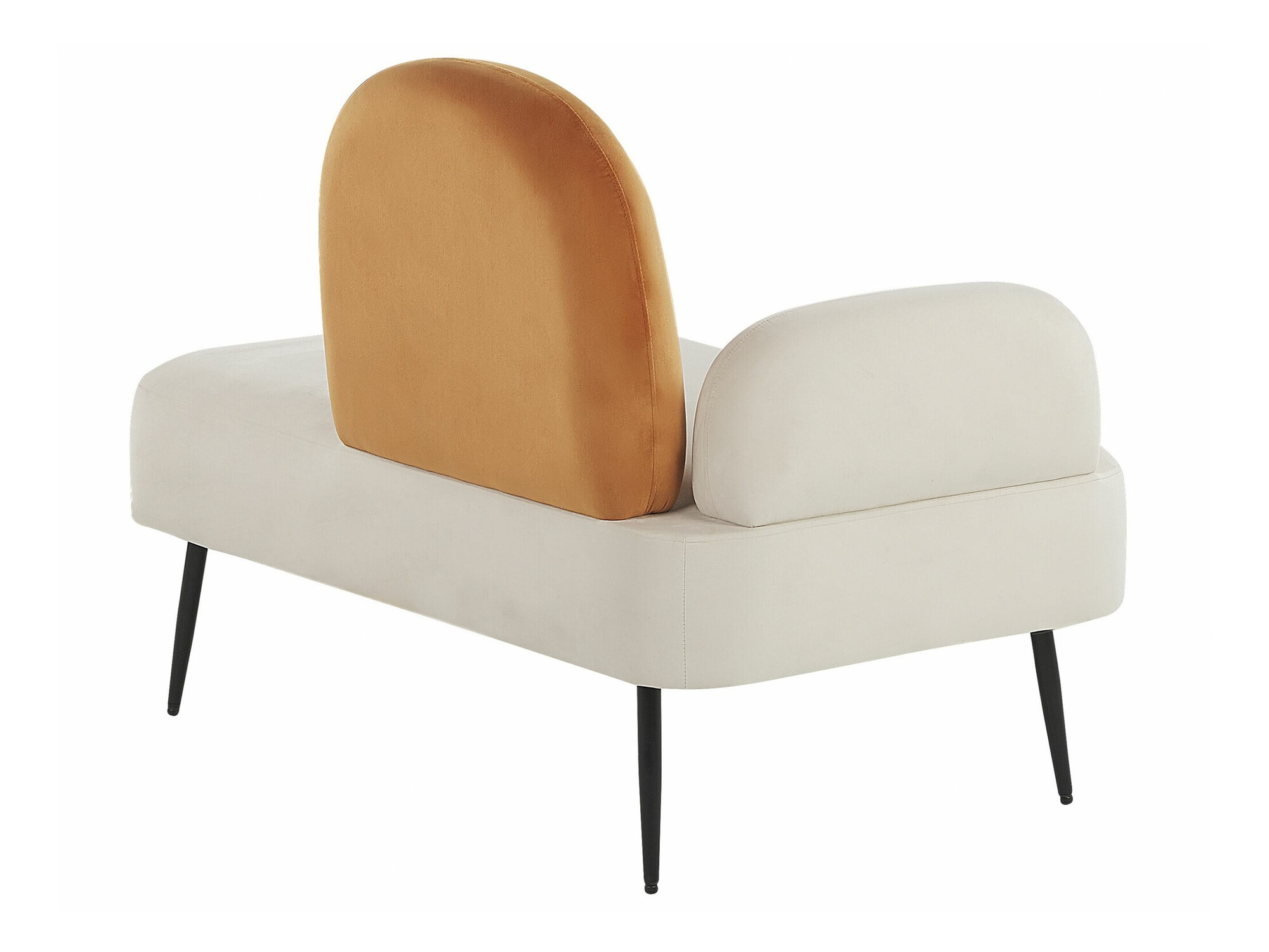 Кушетка Berwyn 1729 (Бял + Оранжев)