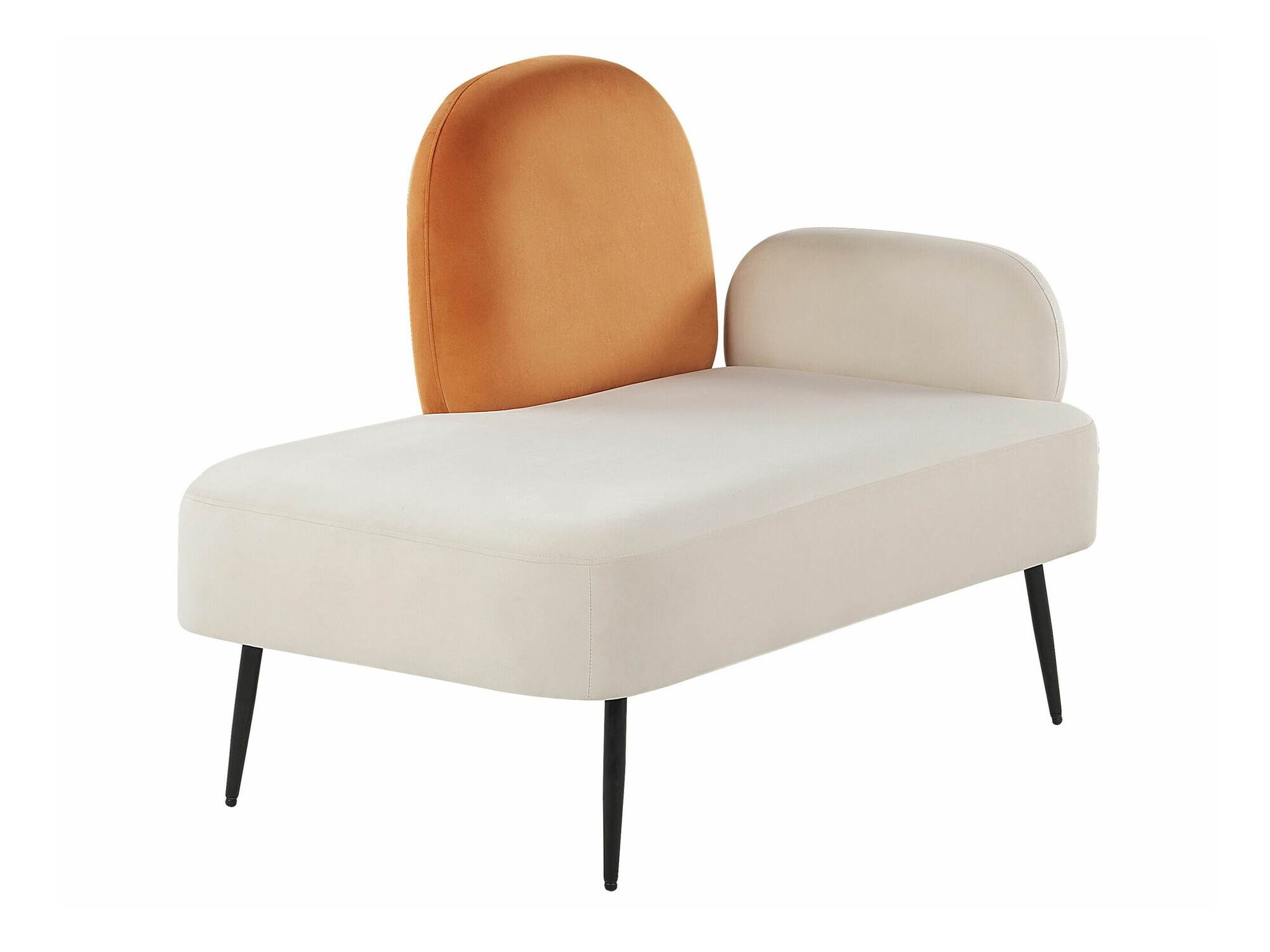 Кушетка Berwyn 1729 (Бял + Оранжев)