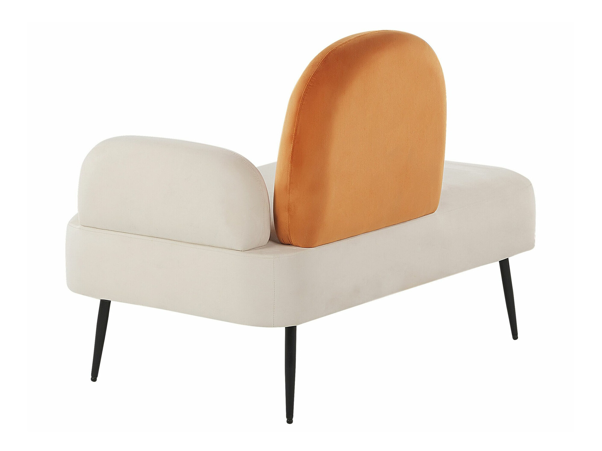 Кушетка Berwyn 1729 (Бял + Оранжев)