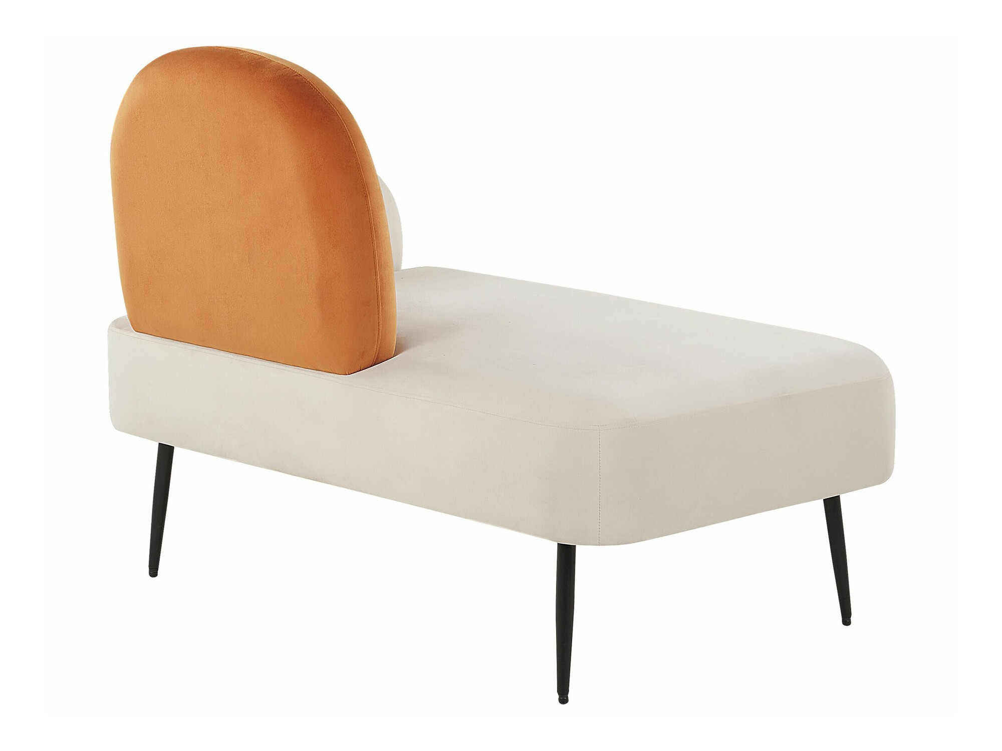 Кушетка Berwyn 1729 (Бял + Оранжев)