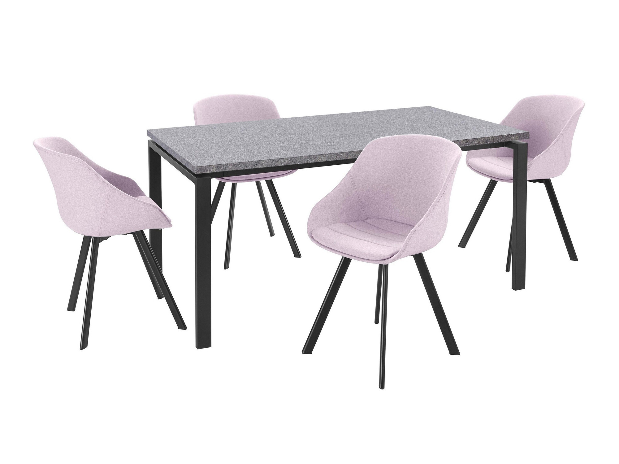 Маса и столове за трапезария Denton 1305 (Роза)