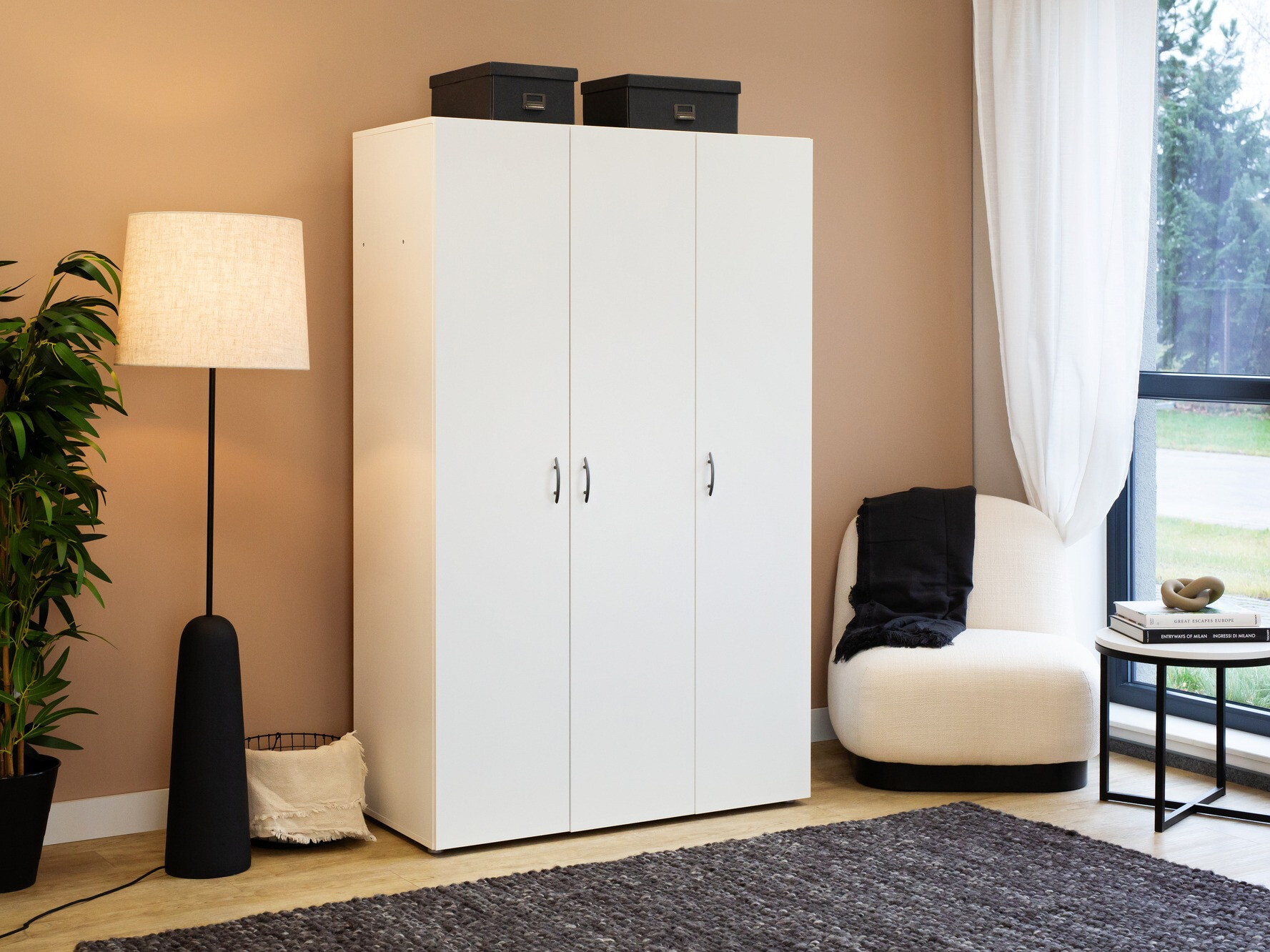 Гардероб Bristol 184 (Бял)