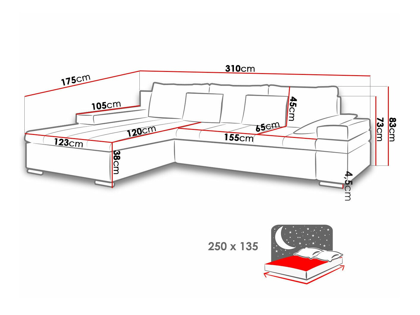 Ъглов диван Comfivo Olivetum II (Magni 206.02)