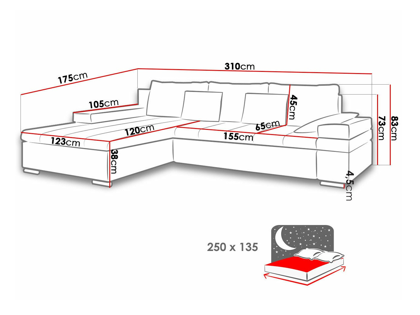 Ъглов диван Comfivo Olivetum II (Magni 206.02)