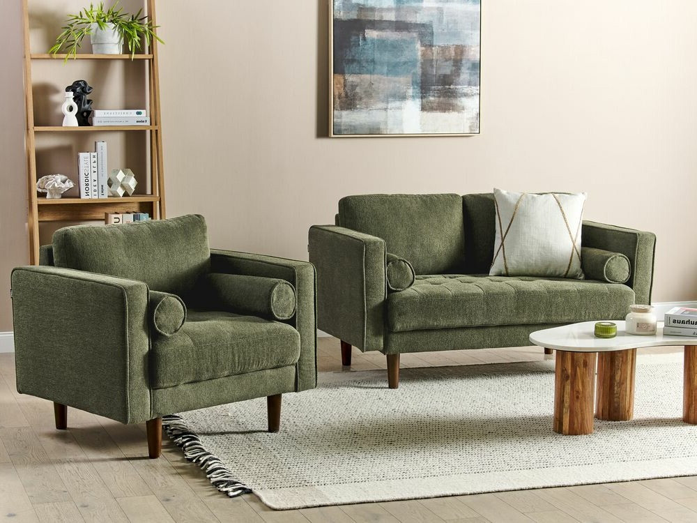 Комплект мека мебел Berwyn 1735 (Зелен)