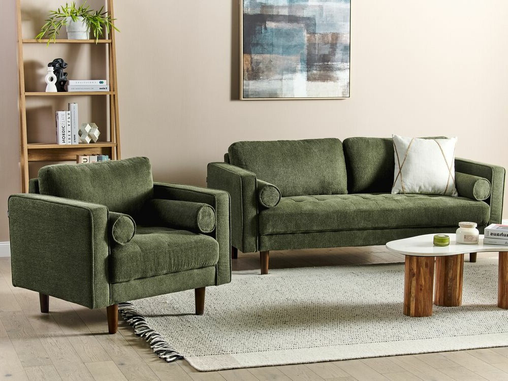 Комплект мека мебел Berwyn 1736 (Зелен)