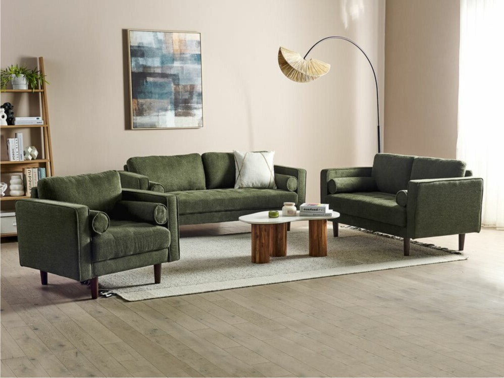 Комплект мека мебел Berwyn 1737 (Зелен)