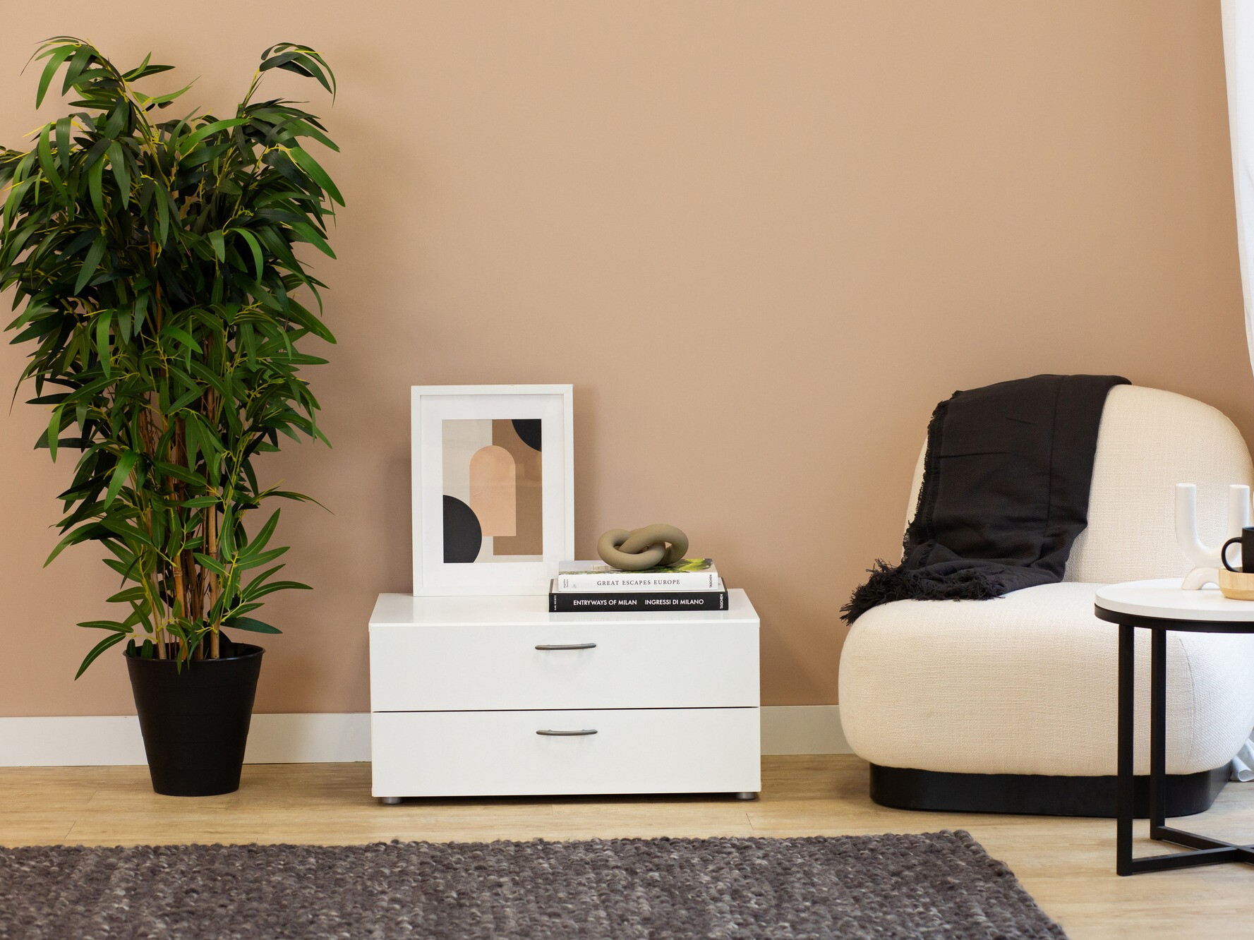 Помощна масичка Bristol 185 (Бял)