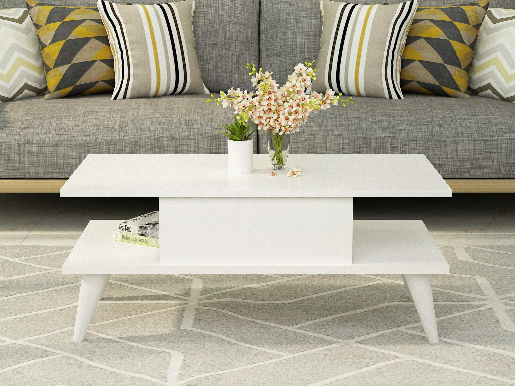 Масичка за кафе Kailua 1894 (Бял)