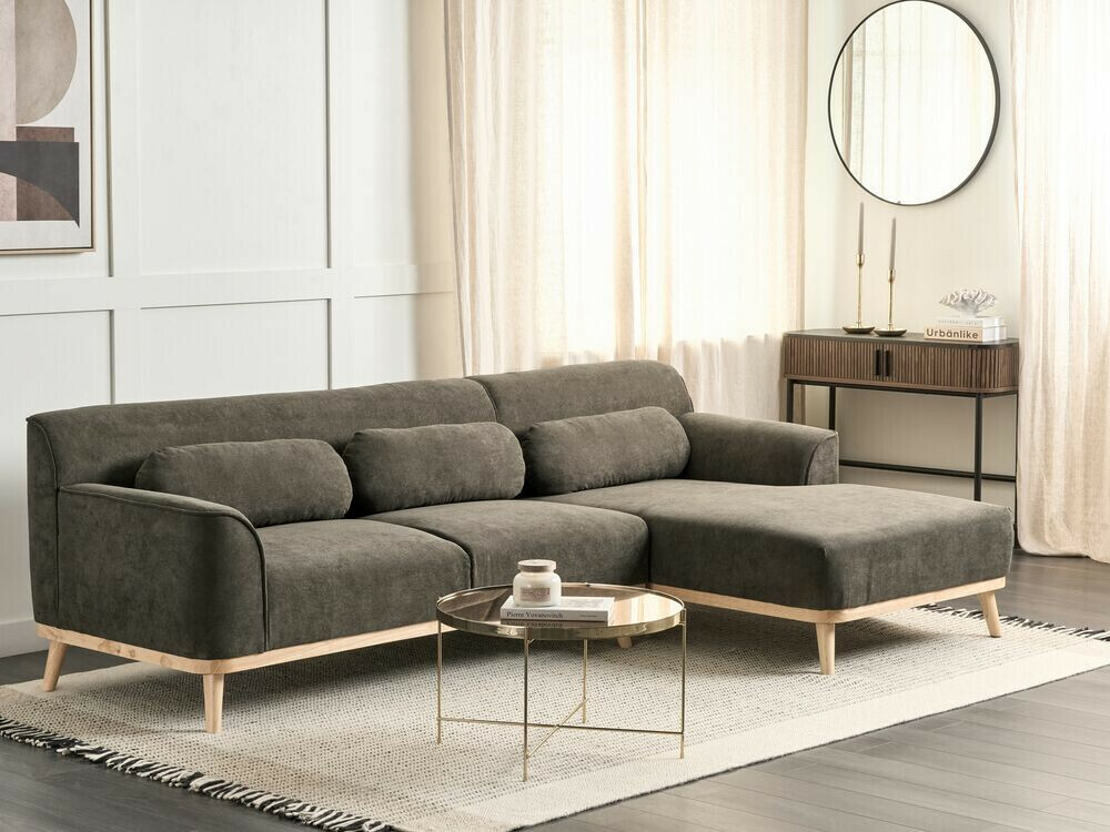 Ъглов диван Berwyn 1747 (Тъмно зелено)