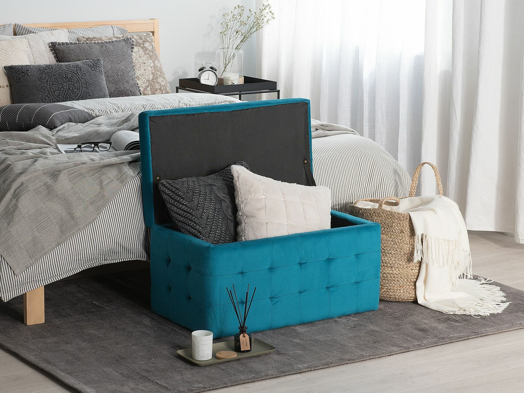 Тапицирана пейка Berwyn 1754 (Тюркоаз)