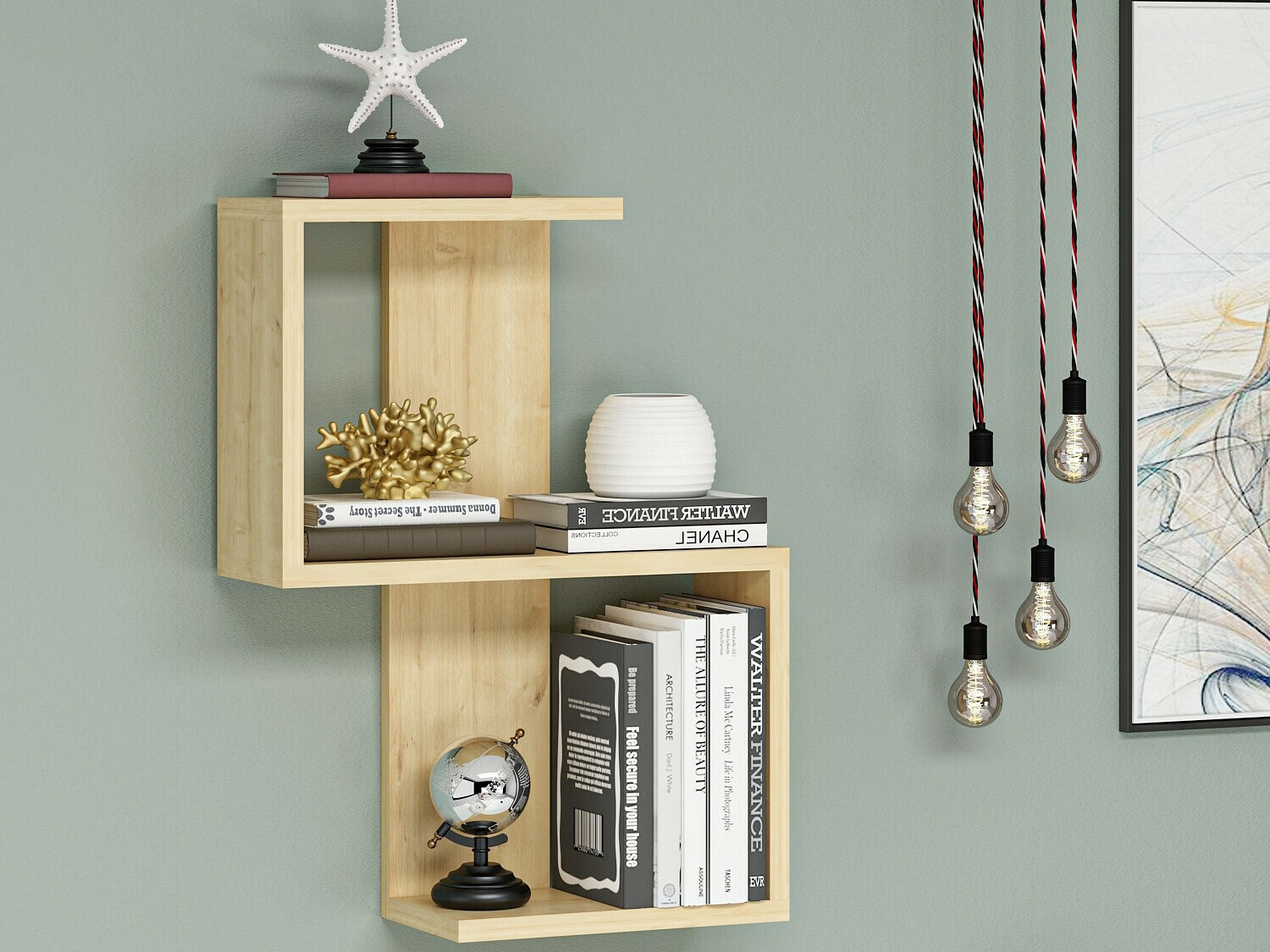 Стенна етажерка Kailua 2025