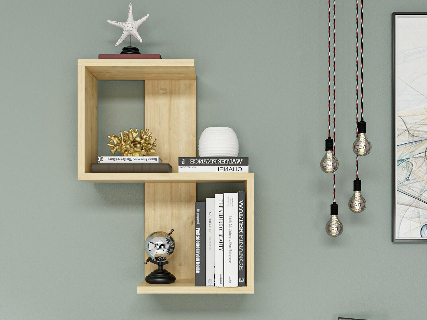 Стенна етажерка Kailua 2025