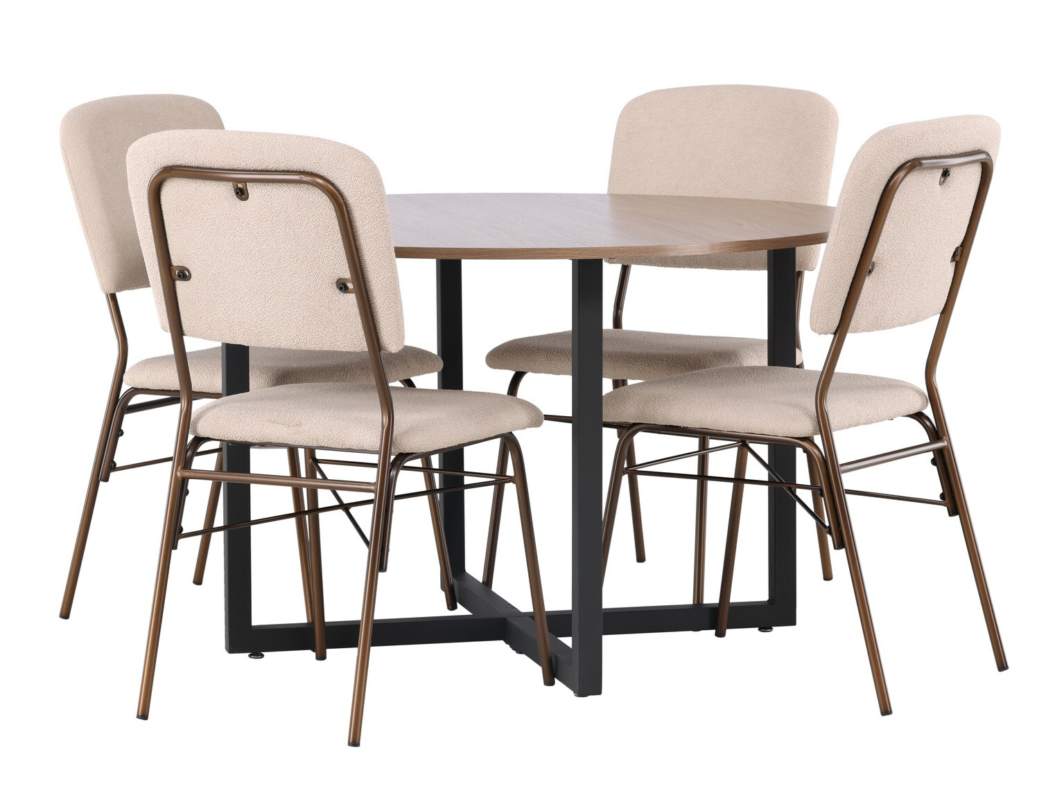 Маса и столове за трапезария Dallas 4344