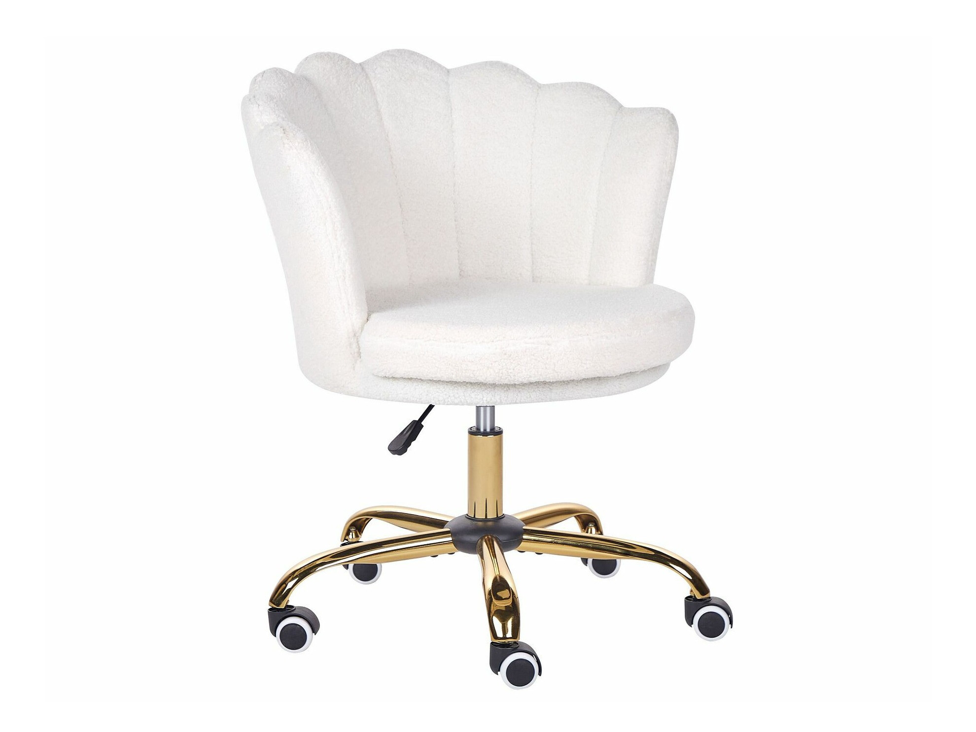 Офис стол Berwyn 991 (Бял + Златно)