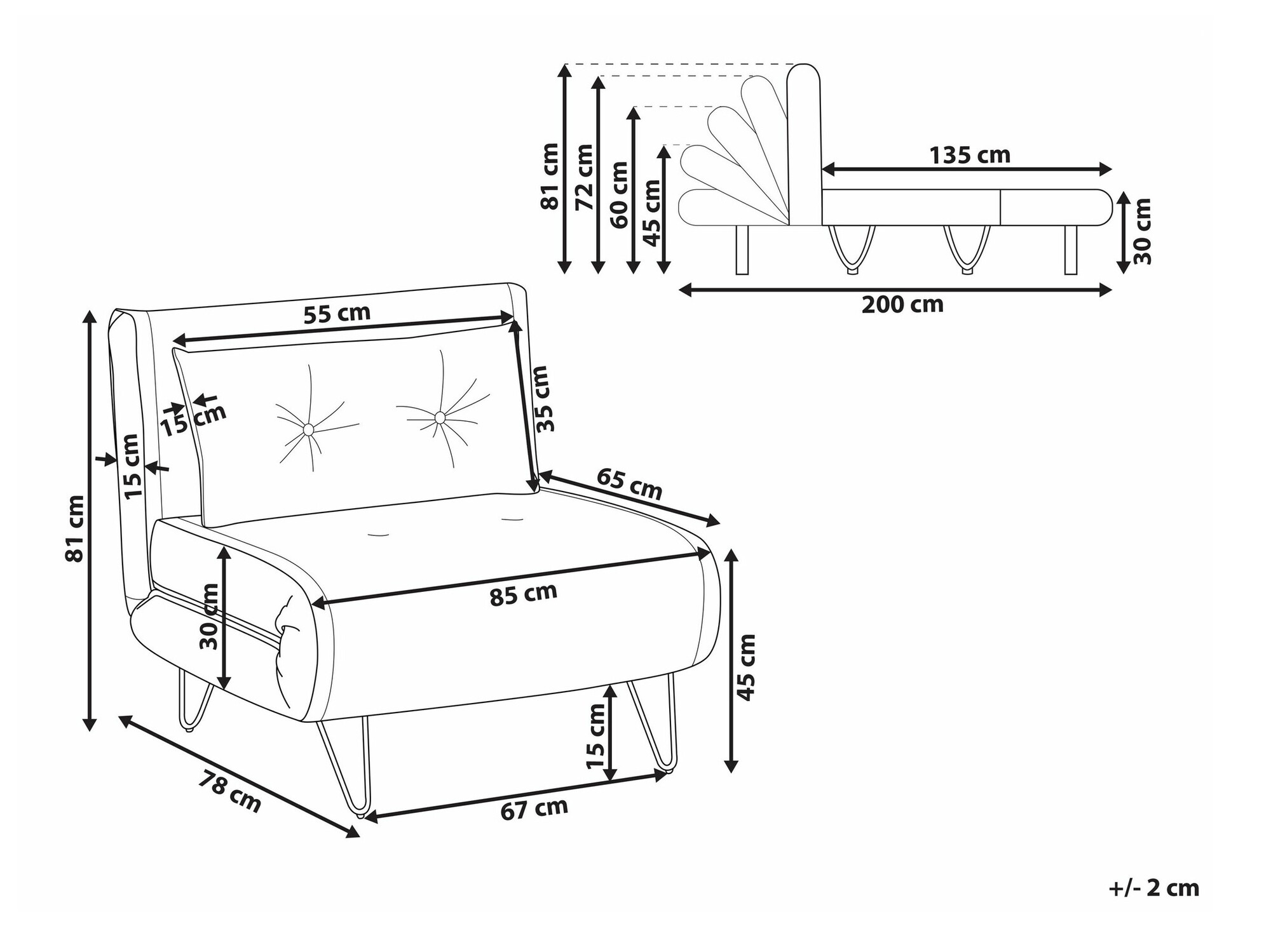 Фотьойл Berwyn 1759 (Сив)