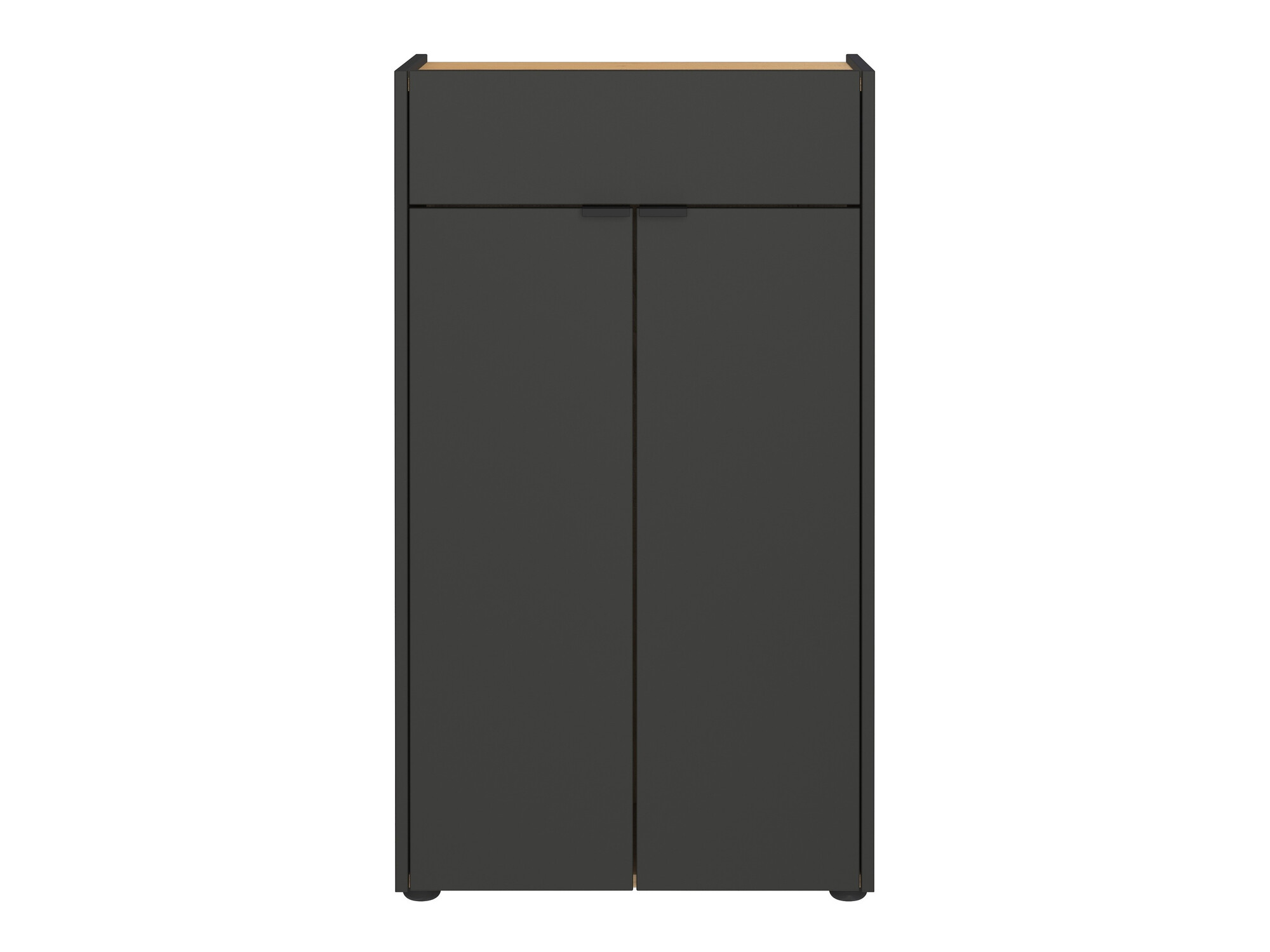 Стоящ шкаф за баня Ventei 102 (Графит + Navarra дъб)